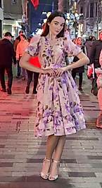 Şifon trend elbise 7 CİHAN