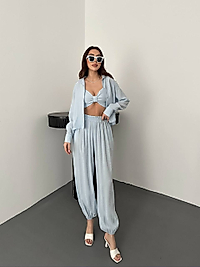 Bebe Mavi Gipeli Detaylı 3’lü Takım 7 CİHAN